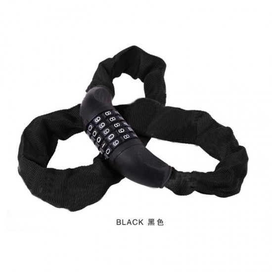 Bicycle Lock 732 Chain Lock Anti-theft Mountain Bike Code Lock Steel Cable Lock Bicycle General Chain Lock Electric Car