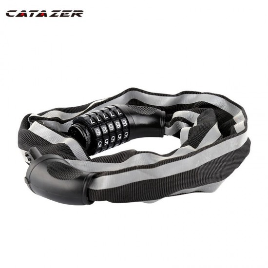 Bicycle Lock 732 Chain Lock Anti-theft Mountain Bike Code Lock Steel Cable Lock Bicycle General Chain Lock Electric Car