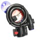 Bicycle Lock Key Anti-theft Security MTB Pad Lock Mountain Bike Wire Road Bike Safety Cable Lock Bicycle Protection Motorcycle