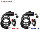 Bicycle Lock Secure Keys Bike Cable Lock with Mounting Bracket Universal Anti-Theft Bike Bicycle Lock Stainless Steel Cable