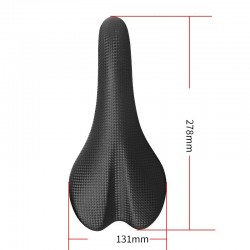 Bicycle Saddle PVC Leather Mountain Road Bike Saddle Soft Comfortable Bike Cycling Seat 2 Color Bicycle Part Bicycle Seat