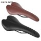Bicycle Saddle PVC Leather Mountain Road Bike Saddle Soft Comfortable Bike Cycling Seat 2 Color Bicycle Part Bicycle Seat