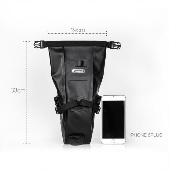 Full Waterproof Bicycle Saddle Bag Cycling Seat Gear Pack Bag MTB Road Bicycle Phone Holder Repair Tools Bag Riding Equipment