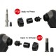 GP-40-41S 105g Mtb Road Bike Bicycle Pump Barometer Gauge 120 Psi High Pressure Mini Ball Cycling Air Hand Pump Tire Inflator