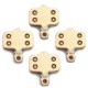 Sintered Metallic Bicycle Disc Brake Pads for AVID TEKT0 4 Pairs Bike Brake Pads