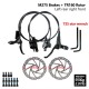 HD-M275 MTB Bicycle Hydraulic Disc Brake 800mm /1500mm 160/180/203mm Rotor Mountain Bike Front/Rear Brakes Aluminum alloy
