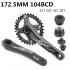 Mountain Bike Crank Hollow One-piece Crankset CNC GXP Direct-mounted Crankset Crank 32 34 36 38T