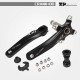 Mountain Road Bicycle Hollow Integrated Crank 104 BCD Single Speed Chainring Left and Right Crank 68-73mm BB 9-10 Speed Crankset
