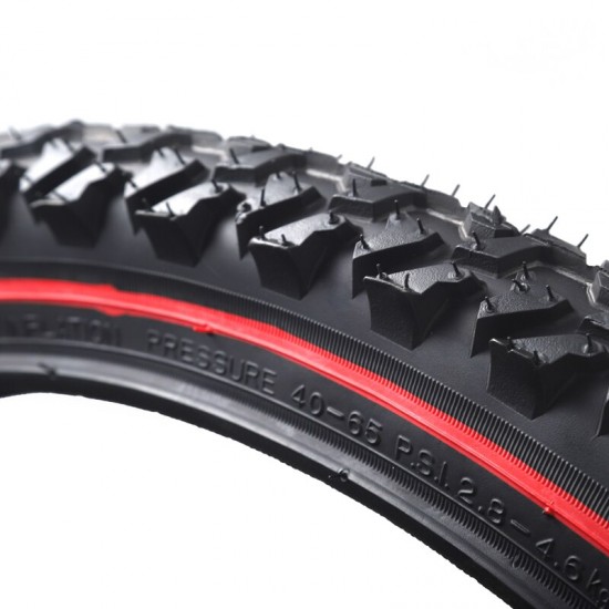 Bicycle Tires 26 2.125 MTB 26 Inch 24 Inch 1.95 Wire Bead Tyres Mountain Bike Tire Large Tread Strong Grip Cross-country
