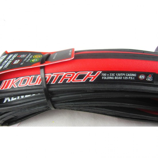 KENDA bicycle tires 700C 700*23C 120 TPI anti puncture folding tyres racing road bike tire 700 23C ultralight 220g 125 PSI