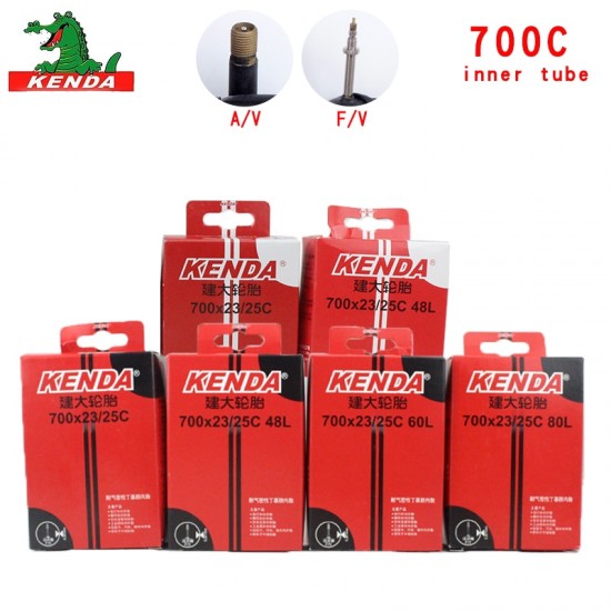 700C Road Bicycle Tire 700 *18 23 25 28 32 35 43 45C Bicycle Parts AV FV Cycling Butyl Rubber Bicycle Inner Tube