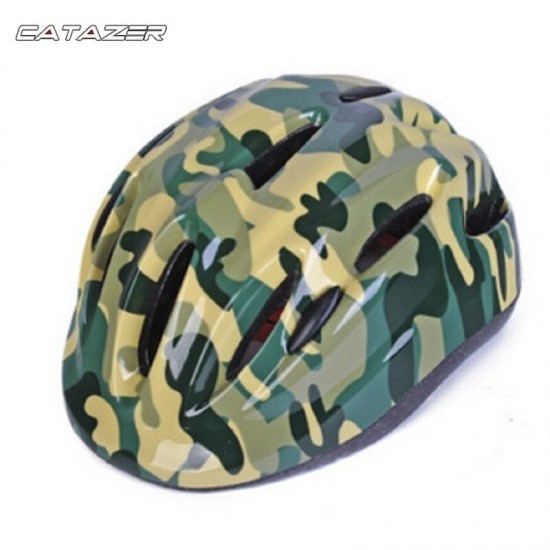Children's Camouflage Helmet Thicker and Lighter Children's Safety Helmet Roller Skating Helmet Integrally-molded Helmet