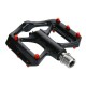 Lightweight Carbon Fiber Platform Pedals UltraLight Bike Pedals Titanium Axle Three Bearing MTB Road Bike Bicycle Pedals