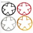 Litepro BMX Folding Bicycle Chainring Ultralight 130BCD 45T 47T 53T 56T 58T A7075 Alloy Round Single Speed Chain wheel Crankset