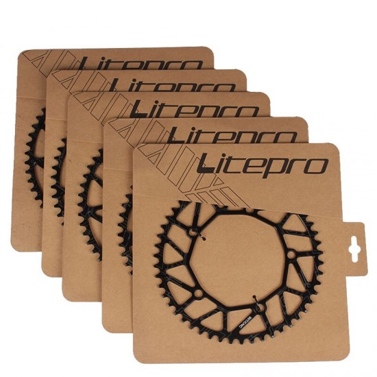 170mm 130 BCD Ultralight Bicycle Crankset 5 Nails Square Hole BXM Crank Chain Ring 46T 48T 50T 52T 54T 56T 58T Mtb Crankset