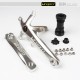 Aluminum Alloy Folding Bicycle Hollow One Crank 170mm BCD 130mm Folding Bicycle Crank Tooth Mtb Crankset Fixed Gear Crankset