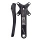 Bicycle Crank Aluminum Alloy Bicycle Chain Ring MTB Mountain Road Bike Speed Crank Arm Crankset Cycling Repair Part 170mm