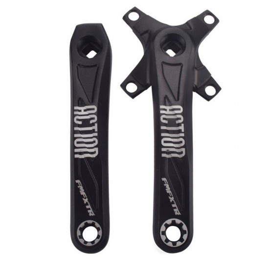 Bicycle Crank Aluminum Alloy Bicycle Chain Ring MTB Mountain Road Bike Speed Crank Arm Crankset Cycling Repair Part 170mm