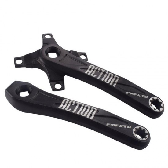 Bicycle Crank Aluminum Alloy Bicycle Chain Ring MTB Mountain Road Bike Speed Crank Arm Crankset Cycling Repair Part 170mm