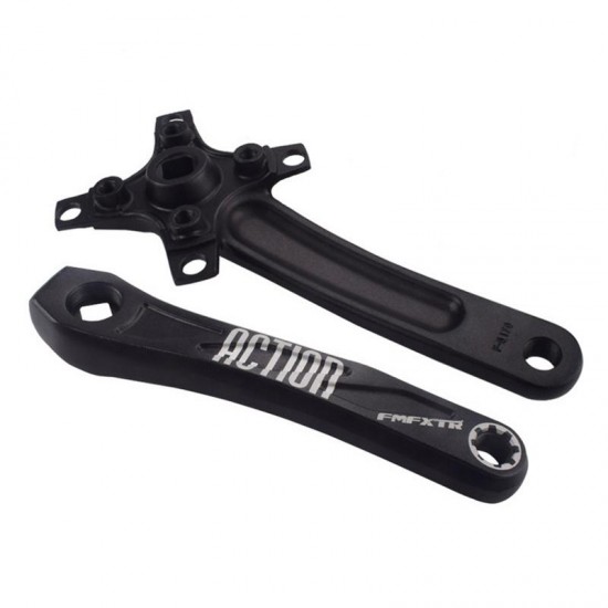 Bicycle Crank Aluminum Alloy Bicycle Chain Ring MTB Mountain Road Bike Speed Crank Arm Crankset Cycling Repair Part 170mm