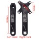 Bicycle Crank Aluminum Alloy Bicycle Chain Ring MTB Mountain Road Bike Speed Crank Arm Crankset Cycling Repair Part 170mm