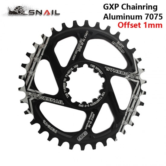 MTB GXP bicycle Crankset fixed gear Crank 34T 36T 38T 40T Chainrings Chainwhee for sram gx xx1 X1 x9 gxp pedivela 1mm