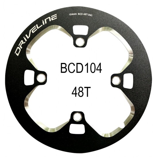 Mountain Bike 36/42/44T XT Aluminum Alloy Guard Plate BCD104 Bicycle Chainguard Chain Wheel Protective Cover Block