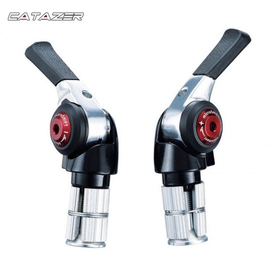 Microshift TT Bar End Shifter MTB Shifters Road Bike Shift Bicycle 9/10/11 Speed Compatible for Shimano Bicycle Shifter