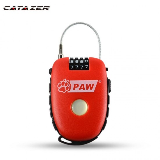Mini Bike Bicycle Lock Helmet Bag Steel Wire Cable hook Lock Anti Theft Password Lock Cycling Buckle Safety Security Locks