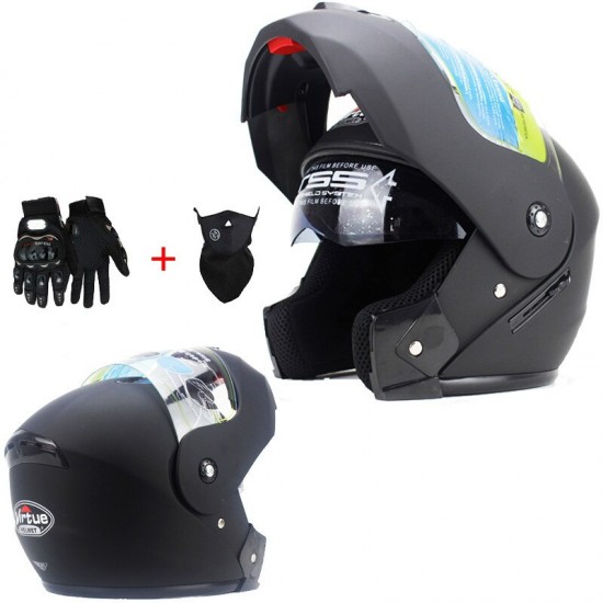 Motorcycle Helmets High Quality Flip Up Helmet Abs Full Face Motorcycle Helmets Racing Helmet Dot Approved