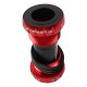 Mountain Bike Colorful Bottom Bracket Axle Integrated Hollow BB Bicycle Threaded Screw-in Center Axle BSA
