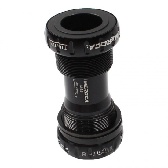Mountain Bike Colorful Bottom Bracket Axle Integrated Hollow BB Bicycle Threaded Screw-in Center Axle BSA