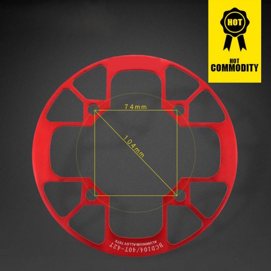 Mountain Bike Crank Protector 104BCD 32T/36T/40T Chainring Protection Cover Bicycle Crankset Guard Chainwheel Accessories