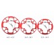 Mountain Bike Crank Protector 104BCD 32T/36T/40T Chainring Protection Cover Bicycle Crankset Guard Chainwheel Accessories