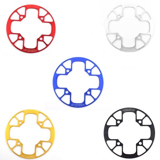 Mountain Bike Crank Protector 104BCD 32T/36T/40T Chainring Protection Cover Bicycle Crankset Guard Chainwheel Accessories