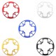 Mountain Bike Crank Protector 104BCD 32T/36T/40T Chainring Protection Cover Bicycle Crankset Guard Chainwheel Accessories