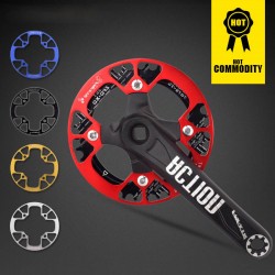 Mountain Bike Crank Protector 104BCD 32T/36T/40T Chainring Protection Cover Bicycle Crankset Guard Chainwheel Accessories
