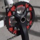 Mountain Bike Crank Protector 104BCD 32T/36T/40T Chainring Protection Cover Bicycle Crankset Guard Chainwheel Accessories