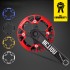 Mountain Bike Crank Protector 104BCD 32T/36T/40T Chainring Protection Cover Bicycle Crankset Guard Chainwheel Accessories