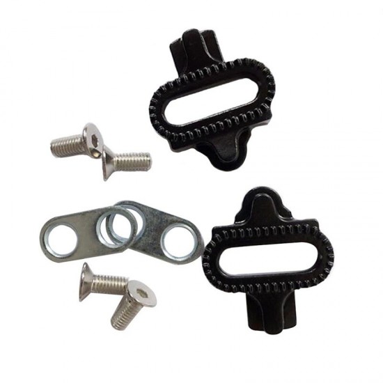 Mountain Bicycle Spinning Screws Pedal Accessories Steel Cycling Universal Camping For Shimano SPD Bike Cleat Outdoor Sports Set