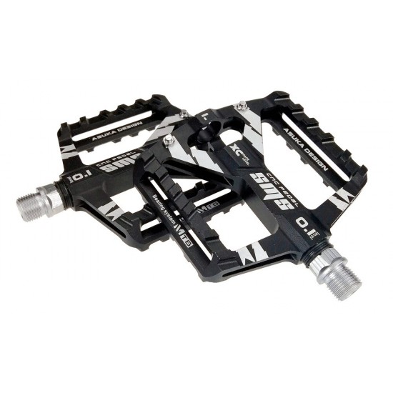 Mountain Bike Aluminum Alloy Bearing Pedal Comfortable Wide Forest Pedals Child Dead Road Double DU Pedals