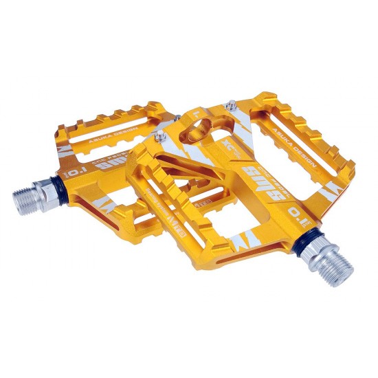 Mountain Bike Aluminum Alloy Bearing Pedal Comfortable Wide Forest Pedals Child Dead Road Double DU Pedals