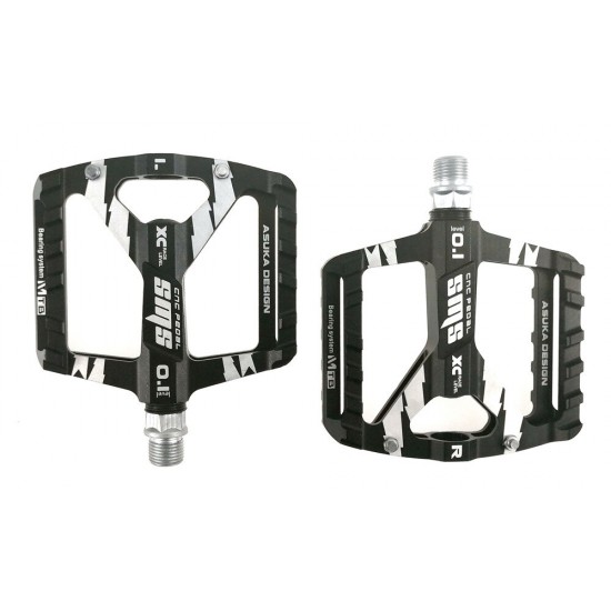 Mountain Bike Aluminum Alloy Bearing Pedal Comfortable Wide Forest Pedals Child Dead Road Double DU Pedals