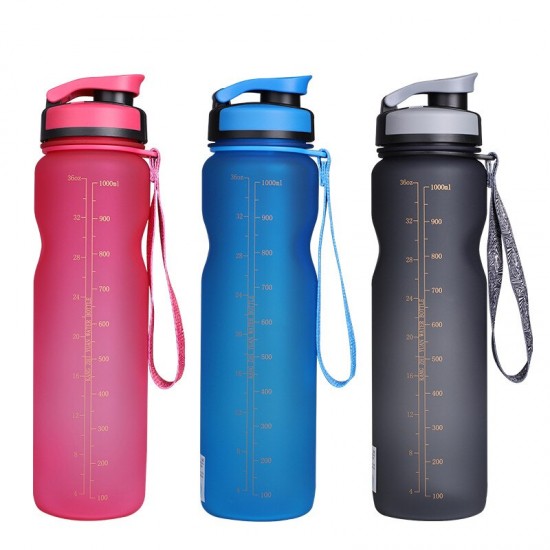 Mountain Bike Water Bottle Kettle Ride 1000ml Large Capacity Round Water Cup Kettle Bicycle Equipment Water Bottle
