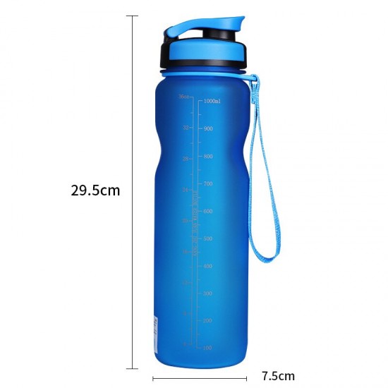 Mountain Bike Water Bottle Kettle Ride 1000ml Large Capacity Round Water Cup Kettle Bicycle Equipment Water Bottle