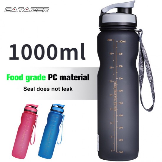 Mountain Bike Water Bottle Kettle Ride 1000ml Large Capacity Round Water Cup Kettle Bicycle Equipment Water Bottle