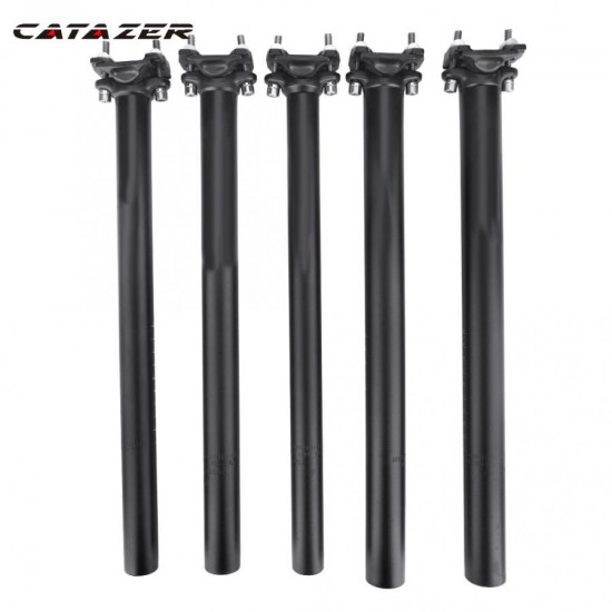 Mountain Bike Seat Post Road Bicycle Seatpost Aluminum Alloy Bike Extension Seat Saddle Tube 27.2/30.9/31.6*400m