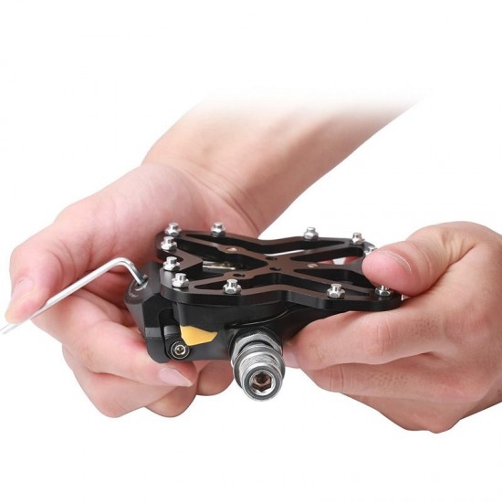 Mountain Bike Self-locking Pedal Lock Pedal To Flat Pedal Adapters Suitable for SHIMANO SPD Platform Adapters