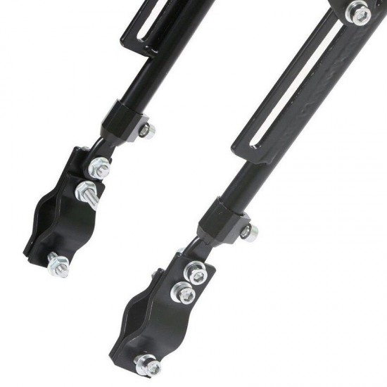 Mountain Bike Black Aluminum Bicycle Racks Alloy Rear Bicycle Pannier Rack Carrier Bag Luggage Cycle 24-29 Inch