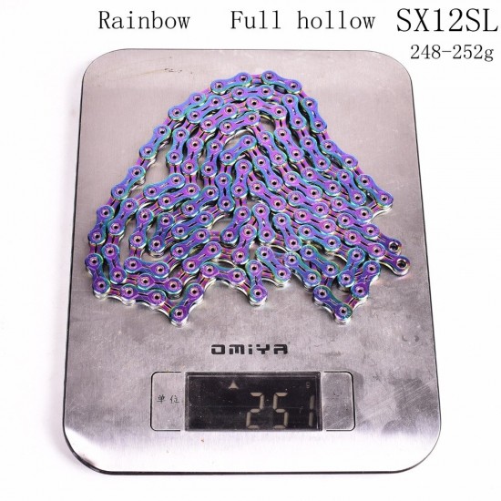 12 Speed bicycle chain 12 Speed Bike Chain 126L with Missing Laser Link
